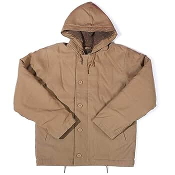 フード付き ミリタリージャケット Amazon | [D.IIZOO] 冬服 N-1デッキジャケット フード付き 米
